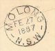 1887 NSW Yullundry Molong Sydney Department Of Mines - Used Stamps