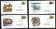 1979   Nature Series: Frog, Lobster, Lizard, Monarch Butterfly  WWF FDCs With Inserts - Bermudes