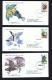 1978   Birds Series: Hummingbird, Booby, Hawk   WWF FDCs With Inserts - Grenade (1974-...)