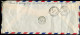 NOUVELLE CALEDONIE -PA N° 46 + 48 + 49 / LR 1ére LIAISON NOUMEA - SYDNEY PAR CLIPPER PANAM LE 26/2/1947 - B - Cartas & Documentos