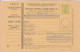 190? BULETIN D´EXPEDITION MANDATE POSTALE INTERNATIONALE,IMPRINTED POSTAGE 5 BANI,CAROL.(A1) - Paketmarken