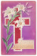 EASTER GREETINGS. CROSS AND LILY FLOWERS. Embossed (Not Mailed, 1910's) - Pasen