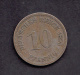 Kaiserreich , 10 Pfennig , Jäger 13 , 1893 A - 10 Pfennig