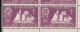 St Pierre Et Miquelon MNH Scott #311 Block Of 10 5fr Schooner Variety: Ink Line Through ´St Pierre´ Of Bottom Pair - Blocs-feuillets