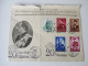 Bulgarien 1938 Nr. 345-349 FDC 3.10.1938 20. Jahrestag Der Thronbesteigung Zar Boris III. - Briefe U. Dokumente