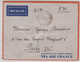 SOMALIS - 1940 - ENVELOPPE FM ! De DJIBOUTI => PARIS Via AIR FRANCE - Lettres & Documents