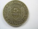 MOROCCO 5 FRANCS  1352 AH  AROUND 1934  CHERIFIIEN  SILVER  LOT 29 NUM 14 - Marruecos