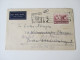 Australien 1934 Nr. 126 Verwendet 1946 Auf Brief Nach Deutschland. Flugpostmarke / By Air Mail / Par Avion - Briefe U. Dokumente