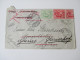 GB 1909 Mischfrankatur Irrläufer In Die Schweiz Mit 7 Stempeln / Seven Cancels. Dulwich - Luzern - Glarus. Schöner Beleg - Lettres & Documents