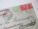 GB 1909 Mischfrankatur Irrläufer In Die Schweiz Mit 7 Stempeln / Seven Cancels. Dulwich - Luzern - Glarus. Schöner Beleg - Brieven En Documenten