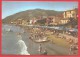 CARTOLINA VG ITALIA - ALASSIO (SV) - Spiaggia Di Ponente - 10 X 15 - ANNULLO ALASSIO 1959 - Altri & Non Classificati