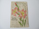 Reliefkarte 1906 (?) Herzlichen Glückwunsch. Blumen. Gesendet Nach Tetin U Berouna. Stempel Tetin / Tetine. Kleiner Ort! - Anniversaire