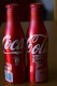 BOTELLA DE ALUMINIO DE ESPAÑA DE COCA-COLA (COKE) NUEVA SIN ABRIR Y CON LA BEBIDA - Bouteilles