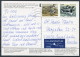 1990 Iceland Bessastadir President Finnbogadottir Birds Postcard - Sweden - Cartas & Documentos