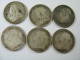 Delcampe - UK GREAT BRITAIN 3 PENCE VICTORIA  THREEPENCE SILVER YEARS AROUND 1895 ALL 6 COINS . LOT 25 NUM 6 - F. 3 Pence