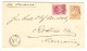 Bolivien GZ Brief Mit Zusatzfrankatur 16.2.1893 Nach Rostock D -Durschgangs-O Lima Und AK-St. - Bolivie