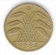 GERMANIA WEIMAR 10 REICHSPFENNIG 1924 ZECCA D - 10 Rentenpfennig & 10 Reichspfennig