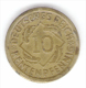 GERMANIA WEIMAR 10 REICHSPFENNIG 1924 ZECCA D - 10 Rentenpfennig & 10 Reichspfennig