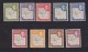 Falkland Islands Dependencies 1948 - 1949 Thin Clear Map Set 9 MLH - Falkland Islands