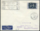 NOUVELLE CALEDONIE - N° 286 / LETTRE AVION DE NOUMEA LE 1/10/1958, 1ére  LIAISON NOUMEA TAHITI DU 2/10/1958 - TB - Storia Postale