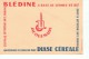 VIEUX-PAPIERS-BUVARD-PUB- PRODUITS ALIMENTAIRE ENFANTS-JACQUEMAIRE-BLEDINE-DIASE CEREALES-13 Cm X 20 Cm- - Enfants