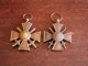 2 Decoration   Croix De Guerre  1939  Et 1939-1945 - Avant 1871