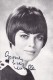 DEDICACE Originale Autographe Chanteuse Mireille MATHIEU 1966 @ Photo Sam LEVIN - Autres & Non Classés