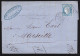 France - Lettre N° 60 Obl. - 1873 - GC 1768 Le Havre Cad / Paris Gare De Lyon - 1849-1876: Classic Period