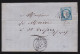 France - Lettre N° 60 Obl. - 1874 - GC 1349 Draguignan / Saint Tropez - 1849-1876: Période Classique