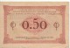 Billlet De 50 Centimes De La Chambre De Commerce De PARIS Mars 1920 - Chambre De Commerce