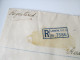 Registered Letter 1955 Großes Format 4 Fach Gesiegelt. Sealed. Zollfrei. Interesting Letter - Lettres & Documents