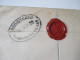 Delcampe - Registered Letter 1955 Großes Format 4 Fach Gesiegelt. Sealed. Zollfrei. Interesting Letter - Cartas & Documentos