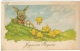 Illustrateur. Lapin &amp; Poussins. Joyeuses Pâques. - Easter