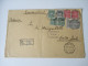 Polen Registered Letter 1933 Turzno - Calbe (Saale) Kreissparkasse Schöne Frankatur / Drei - Farben - Frankatur. - Briefe U. Dokumente