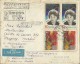 RUSSIA / CRIMEA  1963 - REGISTERED COVER FROM SIMFEROPOL/CRIMEA TO MONTEVIDEU/URUGUAY  W 4 STS OF10 K (SPACETERESHKOVA)- - Ukraine & Ukraine Occidentale