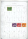 Delcampe - SUEDE - Sur 22 Feuilles "maison", + 260 Timbres De La Période Classique - Collections