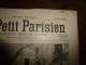 1898 LE PETIT PARISIEN Crime Rue Poissonnière ; La France Prend Parti Pour La Fiere Et Courageuse Espagne Contre Les USA - Le Petit Parisien