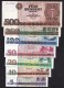 Compleet-DDR Komplett-Set 5 Bis 500 MARK Der DDR Bankfrisch Original 1971-1975-1985 - Verzamelingen