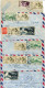 OCÉANIE - ENSEMBLE 10 LETTRES, OBL. DES ANNÉES 1950/55, DONT 3 AVISO FRANCIS GARNIER, POSTES NAVALES FRANCAISES - B/TB - Lettres & Documents