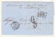 Haiti Les Cailles 1858 Lettre Pour Paris - Haïti