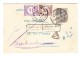 Uruguay Brief Montevideo 1948 Nach Anvers Und Retour 1 + 0.20 Fr. Belgische Portomarken - Uruguay