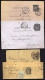 LOT DIVERS 10 ENTIERS POSTAUX- CATES POSTALES- CARTES LETTRES ET BANDES JOURNAUX- ETAT MOYEN- POUR ETUDE- 4 SCANS - Lots Et Collections : Entiers Et PAP