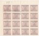 SI53D Cina China Chine  Block Of 16  Board Sheet  TAX MH - Timbres-taxe