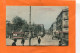 MONTPELLIER   1910   RUE MAGUELONNE ET SQUARE DE LA GARE AVEC TRAMWAY    CIRC  OUI  EDIT - Montpellier