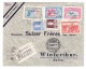 R-Flugpost Brief  Buenos-Aires 19AGO1932 Nach Winterthur Mit Ak-Stempel (2 Marken Mit Aufdruck) - Lettres & Documents