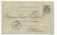 - Lettre - BFE MAROC - TANGER - Càd Sur EP S/Type Groupe 10 Cmes Noir Surchargé  Centimos - 1893 - Other & Unclassified