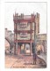 ESCRICK THIMBLE POSTMARK ON A YORK THE SHAMBLES ARTIST DRAWN ART DRAWN POSTCARD DAINTY SERIES - York