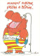 HIPPOPOTAMUS * HIPPO * ANIMAL * HUMOR * HUMOUR * Lizzy Card A03 * Hungary - Flusspferde