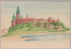 KRAKOW 1953-12-16 Krakow 2 Aquarell Handzeichnung - Pologne