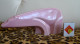 Vintage UE Upsala Ekeby Big Pink BEAR Figurine Designed By Bengt Nilsson Signed - Autres & Non Classés